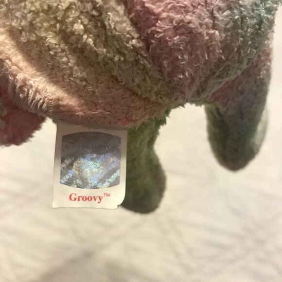 1999 TY Beanie Baby GROOVY‎ The Ty-Dyed Bear - Picture 3 of 4